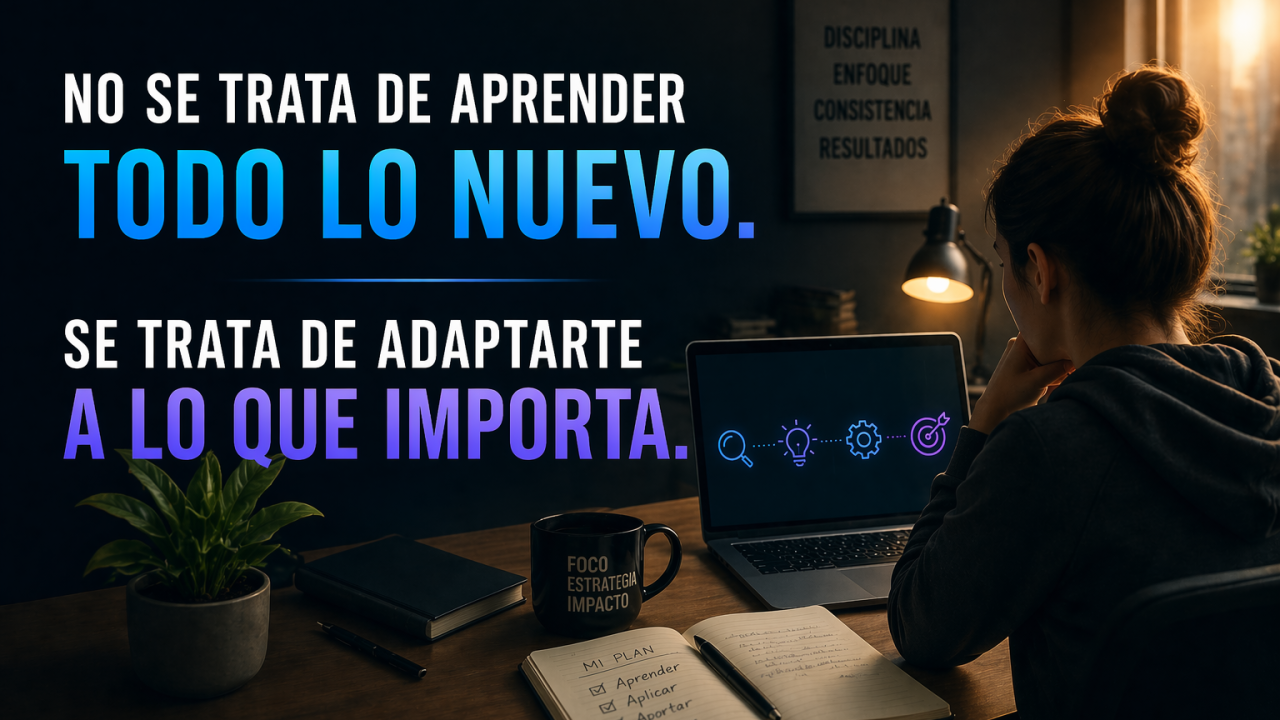 Imagen principal del articulo No se trata de aprender todo lo nuevo
